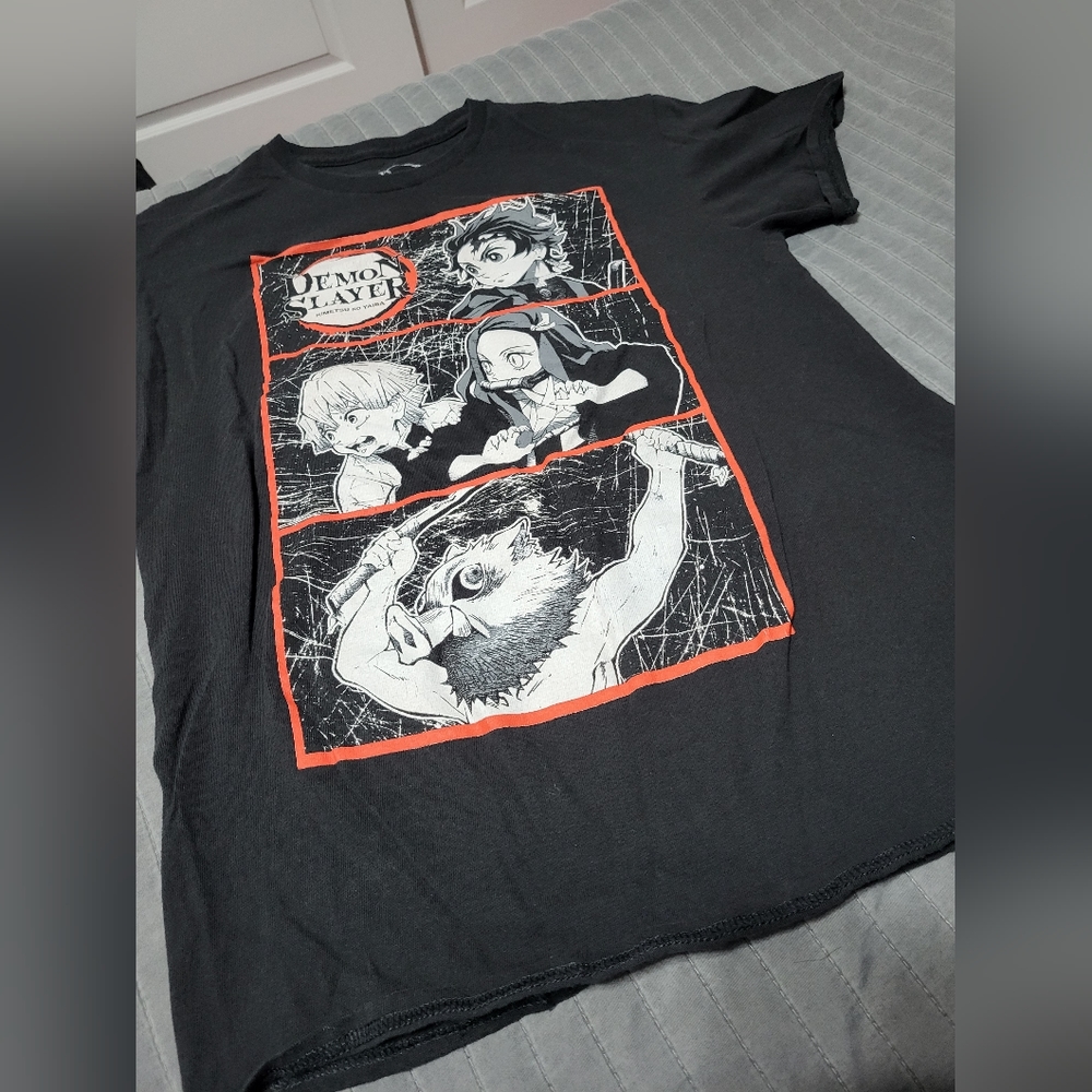 Demon slayer anime hot topic mens t shirt